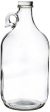 Kombucha Brooklyn 13-DXKS-HM6G Growler, Clear Glass Half-Gallon (64oz) with lid Online Hot Sale