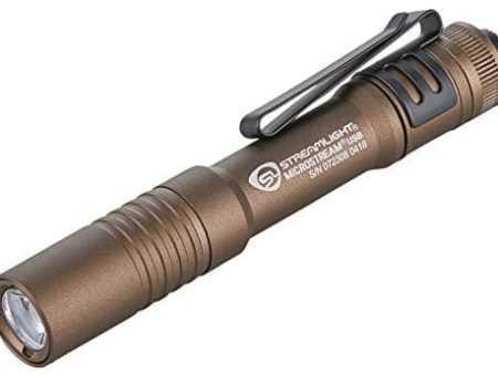 Streamlight 66608 250 Lumen MicroStream USB Rechargeable Pocket Flashlight with 5  USB Cord Clamshell Packaging, Coyote Online Hot Sale