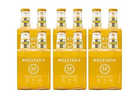 **The Official Cocktails of Dry January** - Mocktails Uniquely Crafted Alcohol Free Scottish Lemonade Mockscow Mule| Non-Alcoholic, Low Calorie, Vegan, Alcohol Alternative| 6.8 Fluid Ounce Pack of 24 Supply