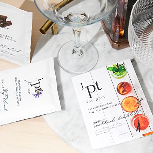 1pt Cocktail Infusion Master Kit - Craft Cocktail Home Bar Infuser Kit w  Infusion Bottle & Infusion Blend Variety Pack, 9 Piece Set Online now