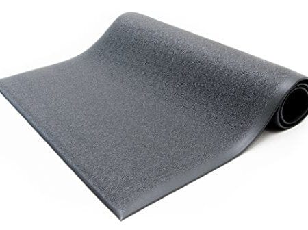 Bertech Anti-Fatigue Floor Mat, 3 Feet x 5 Feet x 3 8 Inch Thick, Textured Pattern Top, Bevelled on All Sides, Black, Made in USA - AFTX38-3x5BLKBEV Online