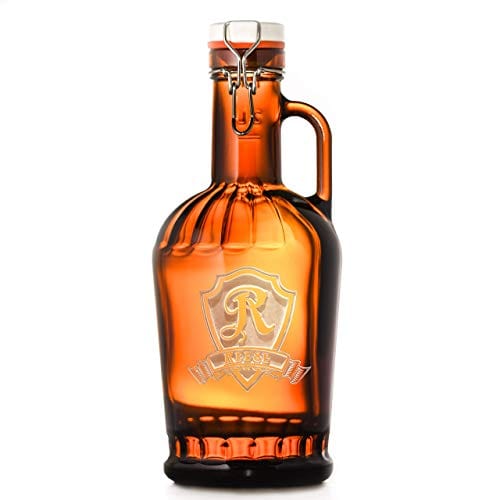 Deep Engraved Personalized German Beer Growler, Not Screenprint Supply