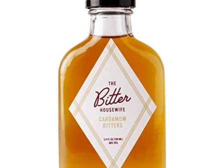 The Bitter Housewife | Cardamom Bitters | 3.4 Fl Oz, 100 ml | TSA Friendly | Craft Cocktail Bitters | All Natural Ingredients | Product of The Year | Good Food Award | Perfect for Modern Tiki on Sale