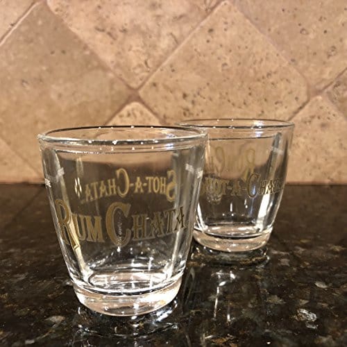 Rum Chata Split Shot Glasses (Set of 2) Online now