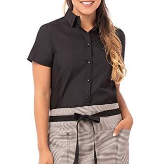 Chef Works Unisex Portland Waist Apron, Black, One Size Online now