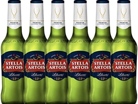 [Pack of 6] Stella Artois Liberté 0.0% Premium NA   Alcohol FREE Larger Beer For Sale