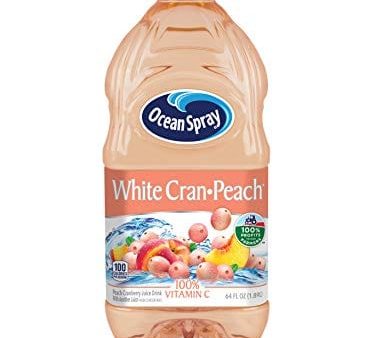 Ocean Spray Juice Drink, White Cran-Peach, 64 Ounce Bottle For Cheap