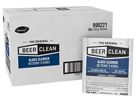 Diversey 990221 Beer Clean Glass Cleaner (0.5 Ounce, 100-Pack) Online now