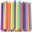 [100 Count] Jumbo Smoothie Straws - 8.5  High - Assorted Colors Hot on Sale