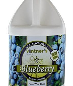 Vintner s Best 3906 Home Brew Ohio Vintners Best Fruit Wine Base, Blueberry, 128 oz. For Discount