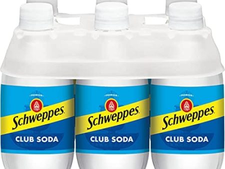 Schweppes Club Soda, 10 Fl Oz (pack of 6) Supply