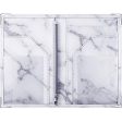 Marble Server Books Guest Check Holders with 9 Pockets Includes Zipper Pouch with Pen Holder Fit Server Apron for Restaurant Waiter Waitress (Grey, 1 Pack) Online Hot Sale