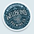 WELLBEING BREWING CO. 6 Pack Cans - Hellraiser Dark Amber Non-Alcoholic Craft Beer - 80 Calories - Zero Grams of Sugar - Vegan - non-GMO - High in Anti-Oxidants   Anti-Inflammatories - 12 Fl. oz. Sale