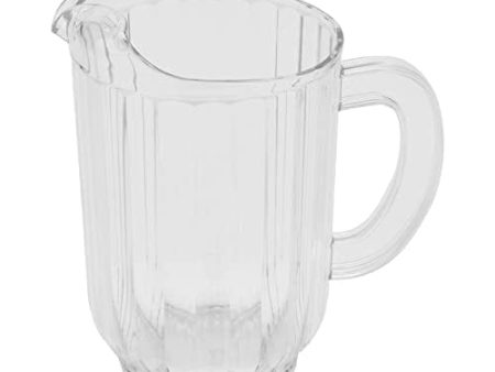 G.E.T. P-2064-1-CL BPA-Free Break-Resistant Restaurant Style Plastic Pitcher, 60 Ounce, Clear Hot on Sale