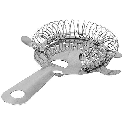 (3 Pack) Stainless Steel Hawthorne Strainer, 4-Prong Cocktail Bar Strainer, 6-Inch on Sale