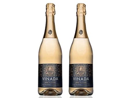 VINADA - Crispy Chardonnay - Zero Alcohol Wine - 750 ml (2 Glass Bottles) For Discount