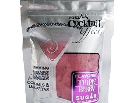 rokz Triple Berry Cocktail Sugar, drink rimmer (3 pack) on Sale