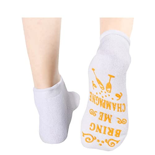 HAPPYPOP Funny Socks Silly Socks Crazy Socks with Funny Saying Champagne Socks Champagne Gifts for Women Men Gifts for Champagne Lovers For Cheap