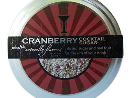 rozk Cranberry Cocktail Sugar Rimmerz, 4 ounce Hot on Sale