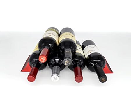 Winebars | The Compact Metal Wine Rack That s The Perfect Wine Gift for Wine Lovers (Romantic Red) Supply