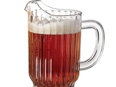 G.E.T. P-3032-1-CL-EC BPA-Free Break-Resistant Restaurant Style Plastic Pitcher, 32 Ounce, Clear on Sale