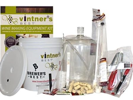 Midwest Homebrewing and Winemaking Supplies-HOZQ8-1644 Starter Equipment Kit w  Better Bottle & Double Lever Corker Fashion