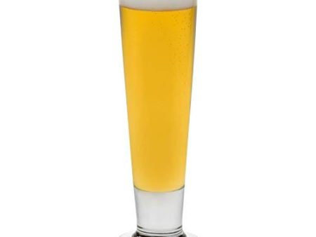 Libbey Stockholm Pilsner Beer Glasses, 14.5-ounce, Set of 4 Fashion