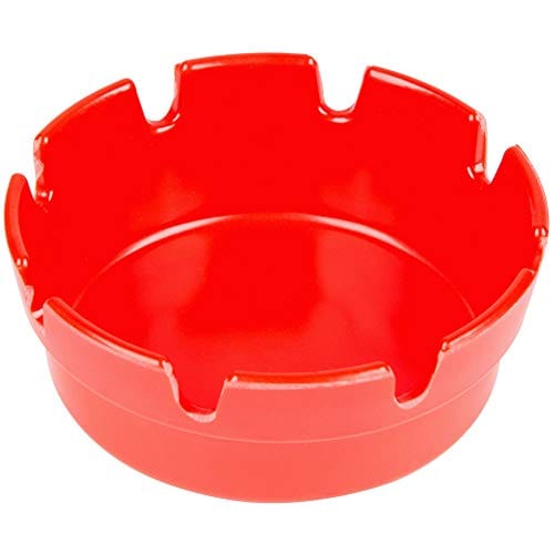 4  Ashtrays Assorted - Pack of 4ct (2 Black and 2 Red) Sale