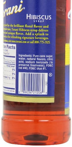 Torani Syrup, Hibiscus, 25.4 Ounce (Pack of 1) Cheap