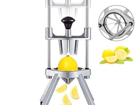 Happybuy 8-Section Commercial Easy Wedger Stainless Steel Blade Fruit Lime Slicer, Lemon Cutter 8 Wedges for Bar Restaurant Cheap