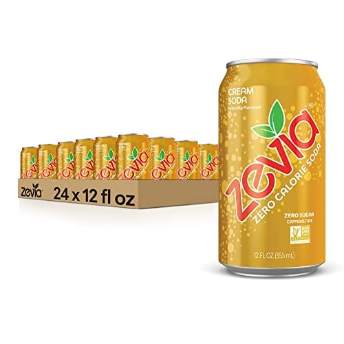 Zevia Zero Calorie Cream Soda, 12 Fl Oz (Pack of 24) Fashion