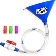 Chug Buddy Beer Bong, Beer Funnel with Hose, Drinking Funnel, Beer Bongzilla Funnel Bachelor Party Games, 4 Interchangeable Mouth Pieces, Long Funnel 3ft Tube, Beer Stick College Party, Drinking Games Online Sale