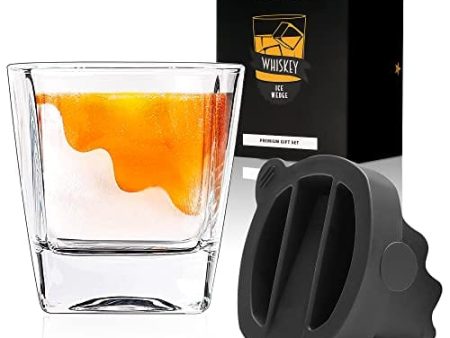 Whiskey Wedge Glass Set | Old Fashioned Whisky | Best Accessories & Gifts for Drinking Bourbon and Scotch | Perfect Whisky Gifts for Men Online