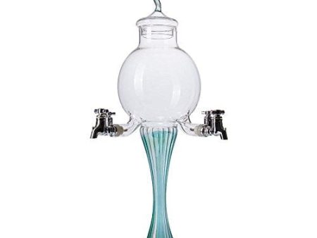 ALANDIA Glass Absinthe Fountain | Green Fairy Lid | 4 Spout on Sale