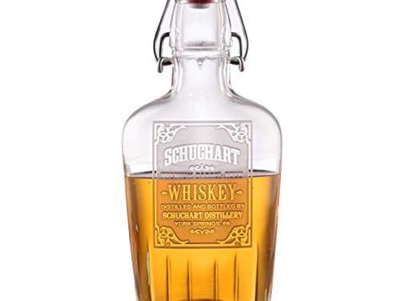 Personalized Engraved Flask, Engraved Whiskey Bottle, Bourbon, Scotch Gifts For Men Discount